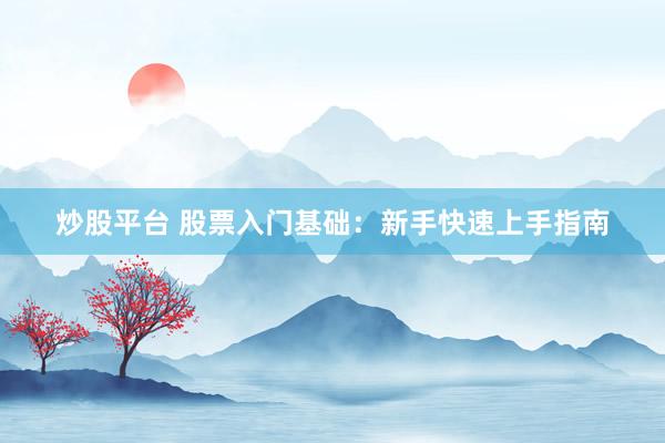 炒股平台 股票入门基础：新手快速上手指南