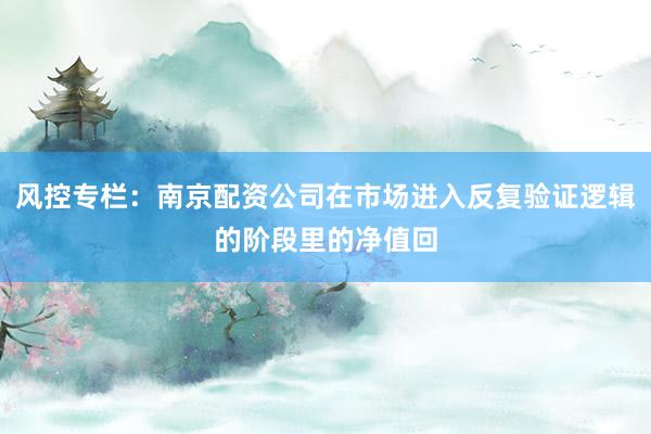 风控专栏：南京配资公司在市场进入反复验证逻辑的阶段里的净值回